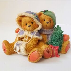 Cherished Teddies Cheryl & Carl Wishing You A Cozy Christmas